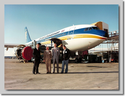 A310 G-BKWT Pre-delivery in Toulouse